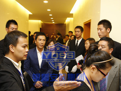 銀盾集團為-甄子丹-提供安全護衛(wèi)服務(wù)